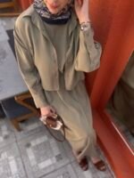 Çağla Yeşili Bella Gömlekli Elbise - Görsel 4