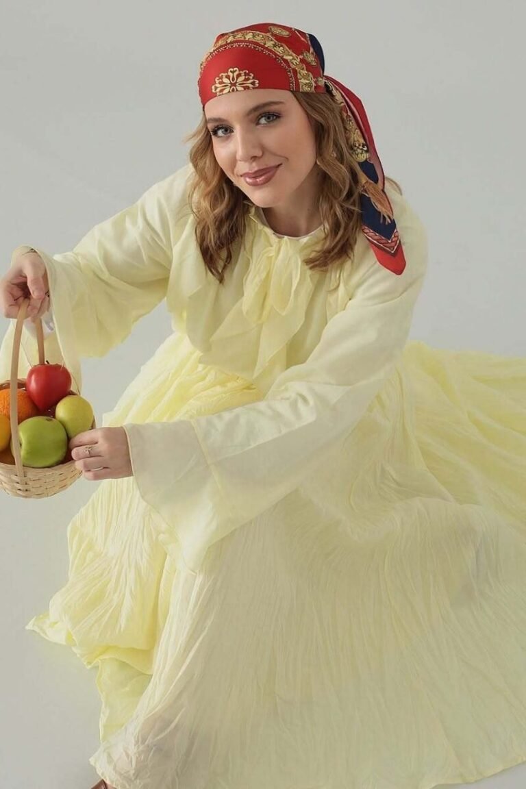 Butter Yellow Pamuk Vual Takım