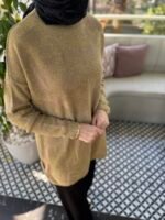 Simli Leopar Triko Tunik - Görsel 2