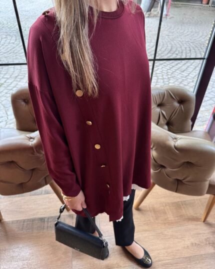 Bordo Triko Tunik